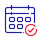 Pictogramme représentant un calendrier