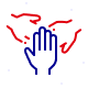 Pictogramme représentant des mains